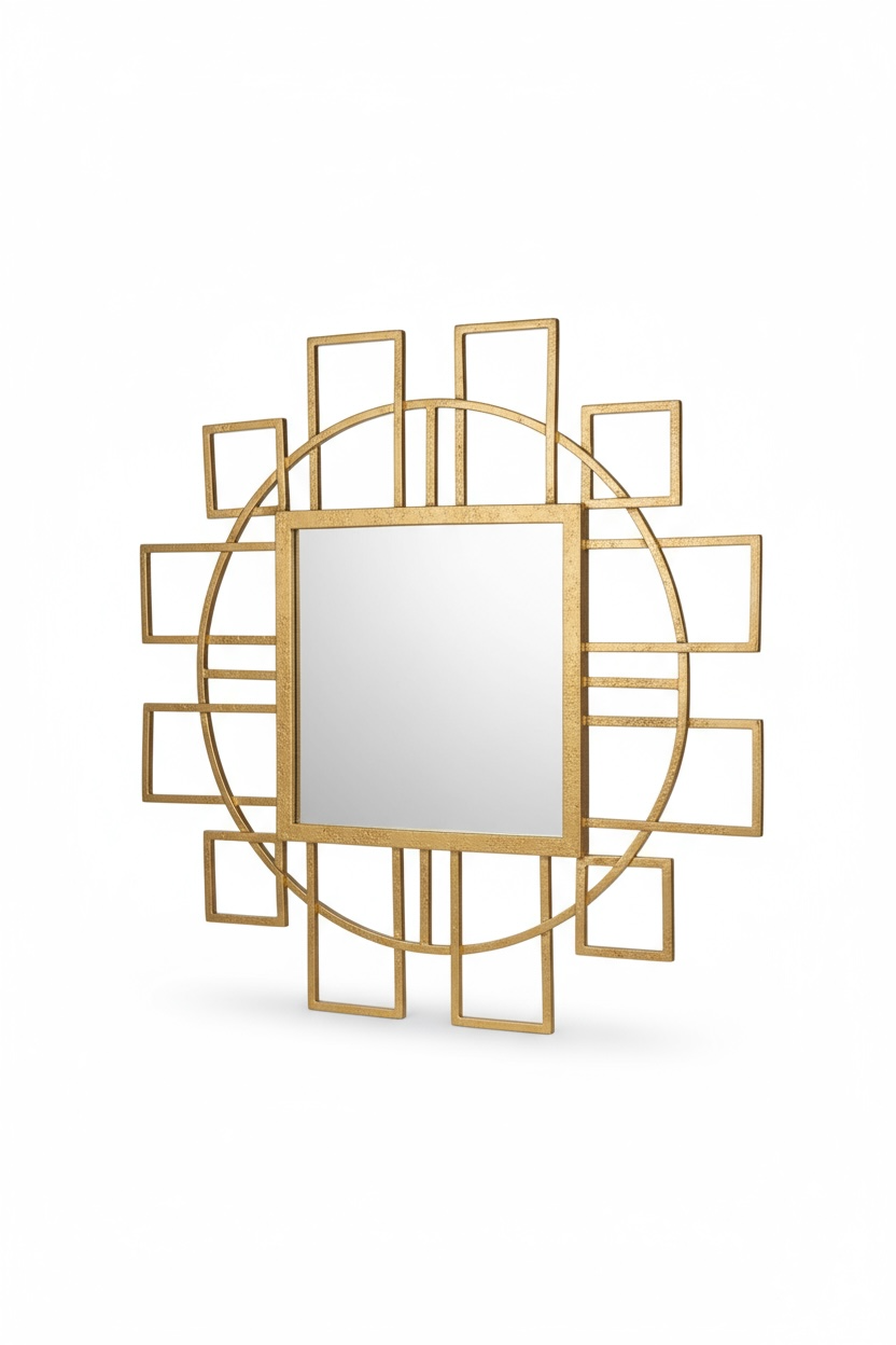 Vastus Gold Decorative Mirror